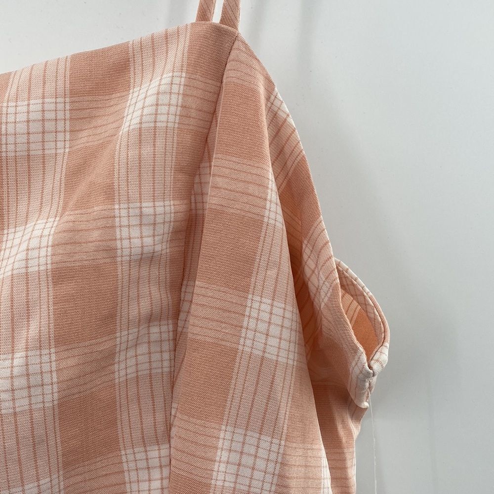 3For$20 BP NWT Peach/White Midi Dress - Picture 2 of 6